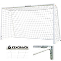 KEXORAVON Portable Soccer Goal with Aluminum Alloy Frame, Easy Assembly Soccer Goal with Net for Backyard, Outdoor Training & Practice, Multiple Sizes Available